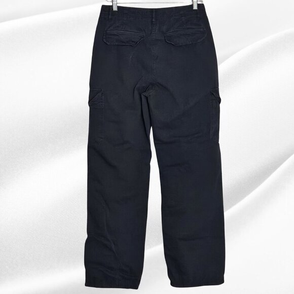 2/$30 Zara Black Cargo Pants Size 8 Casual Utility Style - Picture 3 of 6